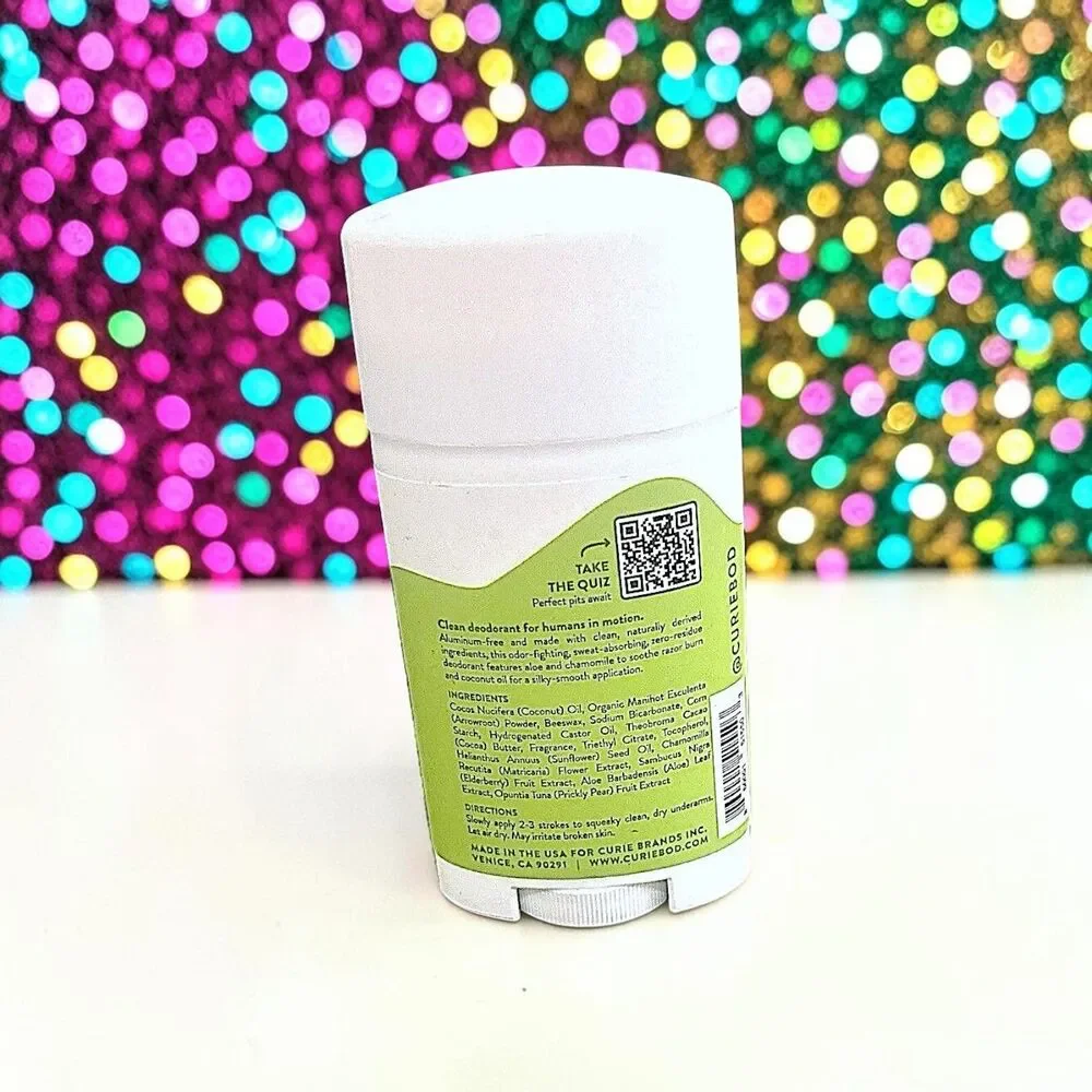 Curie Natural Deodorant Stick in White Tea 2 oz Brand New Without Box - Picture 4 of 9